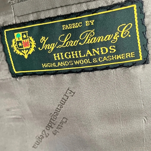 Fraser Steen wool cashmere blend fabric by Loro Piana custom made tailor… - Picture 4 of 8